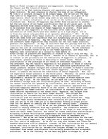 Esszék 'Pleasure and Aggreshion. Related to Freud', 1.                