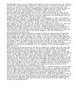 Esszék 'The Life And Times Of Stephen King', 1.                