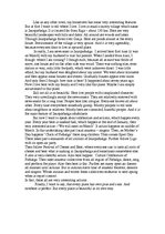 Esszék 'The Main Features of My Hometown', 1.                