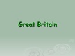 Prezentációk 'Great Britain', 1.                