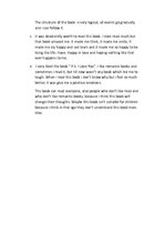 Összefoglalók, jegyzetek 'Book Report "P.S. I Love You"', 2.                