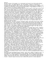 Esszék 'The Relationship between the Mind, Music, and Human Behavior', 1.                