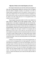 Kutatási anyagok 'Comparison of Migration Issues of the United Kingdom and Latvia', 7.                