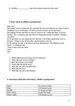 Összefoglalók, jegyzetek 'Theory of English', 13.                