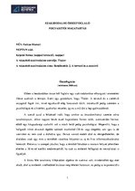 Összefoglalók, jegyzetek 'Szakirodalmi összefoglaló Thaler - Rendbontók: A tervező és a cselekvő', 1.                