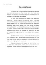 Esszék 'Income Taxes', 2.                