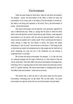 Esszék 'Environment', 1.                