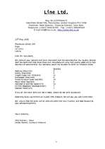 Minták 'Commercial Correspondence Portfolio', 9.                