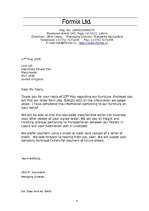 Minták 'Commercial Correspondence Portfolio', 10.                