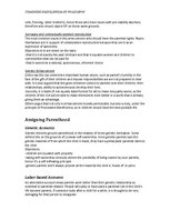 Összefoglalók, jegyzetek 'Parenthood and Procreation', 5.                