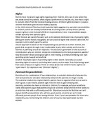 Összefoglalók, jegyzetek 'Parenthood and Procreation', 7.                