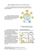 Összefoglalók, jegyzetek 'Moving Towards Sustainability by Using Passive House', 1.                