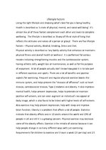 Összefoglalók, jegyzetek 'Lifestyle Factors', 2.                