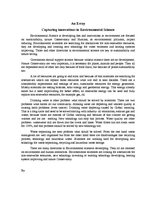 Esszék 'Capturing Innovations in Environmental Science', 1.                