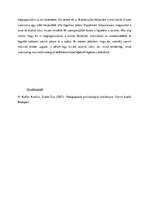 Kutatási anyagok 'Percepció és figyelem, motiváció a gimnázumi tanórán', 8.                