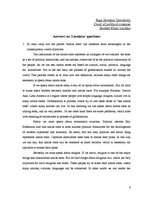 Esszék 'Comperative Politics. Nation State and Its Liberties', 1.                