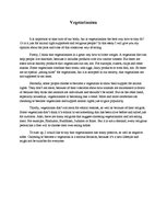 Esszék 'Vegetarianism', 1.                