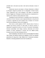 Esszék 'The Development of Security Environment in Latvia', 2.                