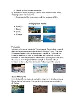 Összefoglalók, jegyzetek 'Tourism Situation in Turkey', 4.                