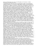 Esszék 'Friedrich Wilhelm Nietzsche: Distinctive Philosopher and Contributor to Modern P', 1.                