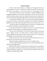 Prezentációk 'The Most Famous Belgian Festivals', 1.                