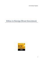Kutatási anyagok 'Ethics of International Investmesnts', 1.                