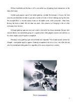 Esszék 'Business Etiquette', 7.                