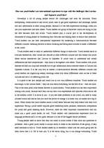 Esszék 'How Can Youth Leaders Use International Experience', 1.                