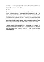 Esszék 'Report on the Advertisement', 3.                