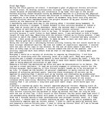 Esszék 'Physical Fitness Log Plan and how It Effected and Shaped Me', 1.                