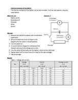Minták 'Investigating a Power Source in an Electric Circuit', 3.                
