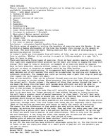 Esszék 'Delaying Aging Through Exercise', 1.                