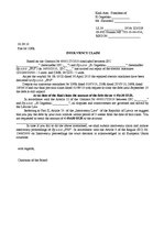 Minták 'Insolvency Claim', 1.                