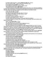 Összefoglalók, jegyzetek 'Subjunctive Mood', 7.                