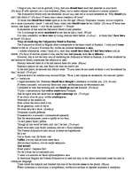 Összefoglalók, jegyzetek 'Subjunctive Mood', 9.                