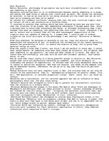 Esszék 'Descartes and how He Came to His Conclusions on the Existence of the World', 1.                