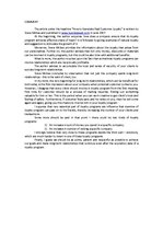 Összefoglalók, jegyzetek 'Commenting Nine Articles', 3.                