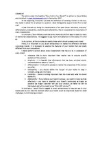 Összefoglalók, jegyzetek 'Commenting Nine Articles', 4.                