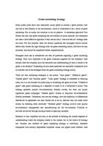 Esszék 'Green Marketing Strategy', 1.                