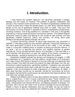 Kutatási anyagok 'Genetically Modified Food and Cloning', 1.                