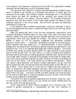 Kutatási anyagok 'Genetically Modified Food and Cloning', 5.                