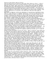 Esszék 'Television Shows Reflect American Culture', 1.                