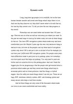 Esszék 'Dynamic Earth', 1.                