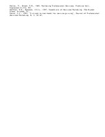 Esszék 'Pricing in the Service Industry', 2.                