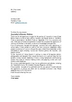 Minták 'A Letter of Application', 1.                