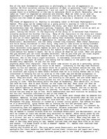 Esszék 'Appearance vs. Reality?', 1.                