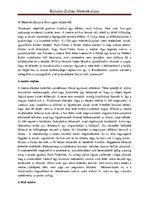 Összefoglalók, jegyzetek 'Medvekultusz', 1.                