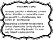 Prezentációk 'Multiple Personality Disorder', 3.                