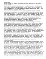 Esszék 'Argument and Debate Regarding Indigenous Languages and Their Extinction', 1.                