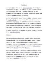 Kutatási anyagok 'Hard Drives', 1.                